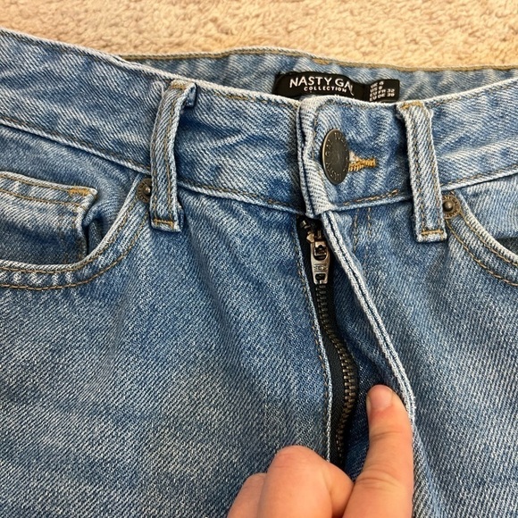 Nasty Gal Women’s Straight Leg Jeans Size 0 - Picture 6 of 13